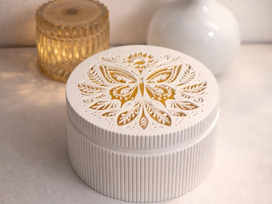 Knurled Threaded Jar